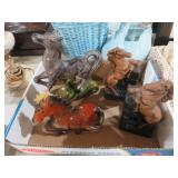 COLL OF VIN. CERAMIC AND RESIN HORSES