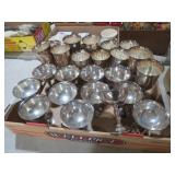 COLL  OF SILVERPLATE SHERBERT DISH