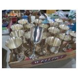 COLLECTION OF WM ROGERS SILVERPLATE GOBBLETS
