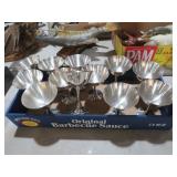 COLL OF SILVERPLATE SHERBERT DISHES