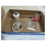 COLL. ART GLASS PAPERWEIGHTS & SHAKER