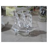 SHANNON CRYSTAL 3-D SCOONER FIGURINE