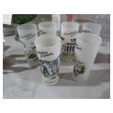 VINTAGE LIBBEY PLANTATION SCENE GLASSES