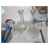 2 SETS VINTAGE CANDLE STICKS