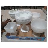 VINTAGE MILK GLASS COLLECTION