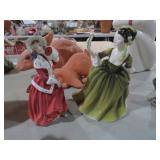 ROYAL DOULTON VICTORIAN LADY FIGURINES