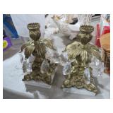 PAIR OF VIN HOLIDAY REGENCY CANDLE HOLDERS