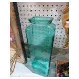 TALL ART GLASS VASE