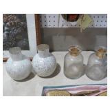 4 ART GLASS VASES