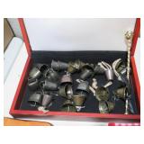 COLL OF NICE OLD BELLS AND COLLECTORS BOX