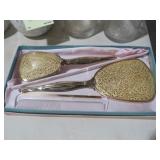 VINTAGE COMB,BRUSH, MIRROR SET W/ ORG. BOX