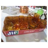 COLL OF VIN AMBER GLASSES