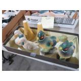 3 SETS S& P SHAKERS CERAMIC