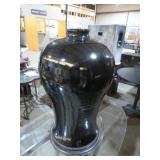 LRG CERAMIC VASE W/ STAND
