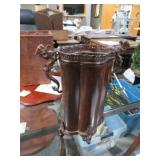 HEAVY ORNATE METAL PLANTER