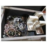 GRAY LIFT TOP STORAGE BOX WITH FASHION BRACELETS