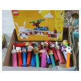 NEW LEGO SET & PEZ DISPENSEERS