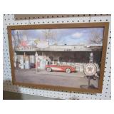 FRAMED ADVERTISMENT PICTURE