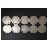 (10) MISC DATE V NICKELS