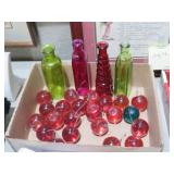 BOTTLES AND LUCITE GRAPES