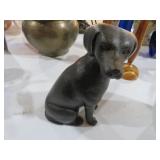 CAST IRON DOG STATUE