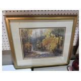 FRAMED JIM GRAY FALL PRINT