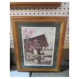 FRAMED LEE ROBERSON PRINT LOCAL ARTIST