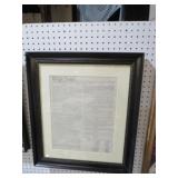 FRAMED WE THE PEOPLE PRINT