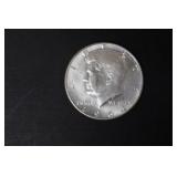 1964 D KENNEDY HALF DOLLAR 90%