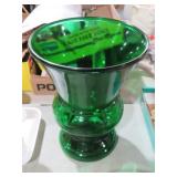 MCM NAPCO FOREST GREEN GLASS VASE