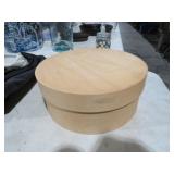 VTG WOOD CHEESE BOX WITH LID