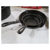 6" & 10" CAST IRON SKILLETS