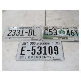 COLLECTION OF TENN.. CAR TAGS