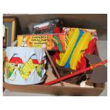 COLL. OF WESTERN TOYS, DRUM, HEAD DRESS
