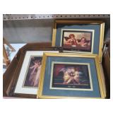 COLLECTION OF FRAMED ANGEL PICTURES