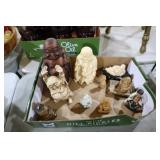 COLL. VARIOUS BUDDHA FIGURINES