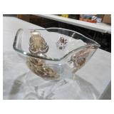 MCM VTG GEORGES BRIARD GLASS CHIP BOWL SIGNED