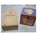 2 NEAT WOOD BOXES