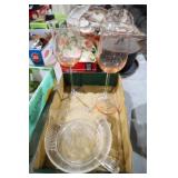 3 PCS STEMWARE, GLASS JUICER