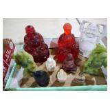 COLL. VARIOUS BUDDHA FIGURINES