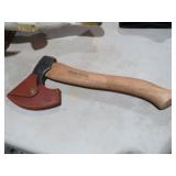 DREAM REACH CAMP AXE WITH LEATHER COVER