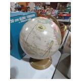 WORLD GLOBE ON STAND