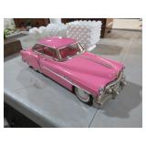 PINK METAL CADILLAC FRICTION CAR