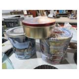 3 METAL COLLECTOR TINS
