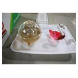 ART GLASS SWAN, ART GLASS BALL