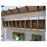 SET OF WOOD HANGING CUBBY HOLES