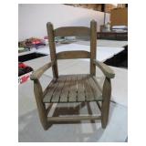 CHILDS SLAT BOTTOM CHAIR