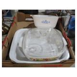 COLLECTION OF CORNING WARE CASSAROLE DISHES