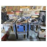 4 PC VINTAGE LINCOLN BEAUTY WARE CANISTER SET