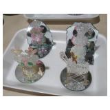 INTIRCATE BLOWN GLASS ITEMS